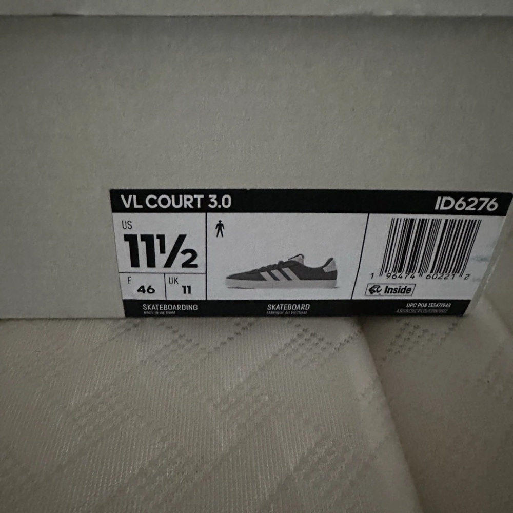 Adidas VL Court 3.0 Skateboarding Shoes - Black